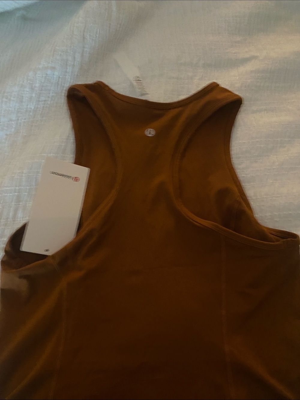 lululemon athletica Brown Racerback Tank Top NWT - Picture 4 of 4
